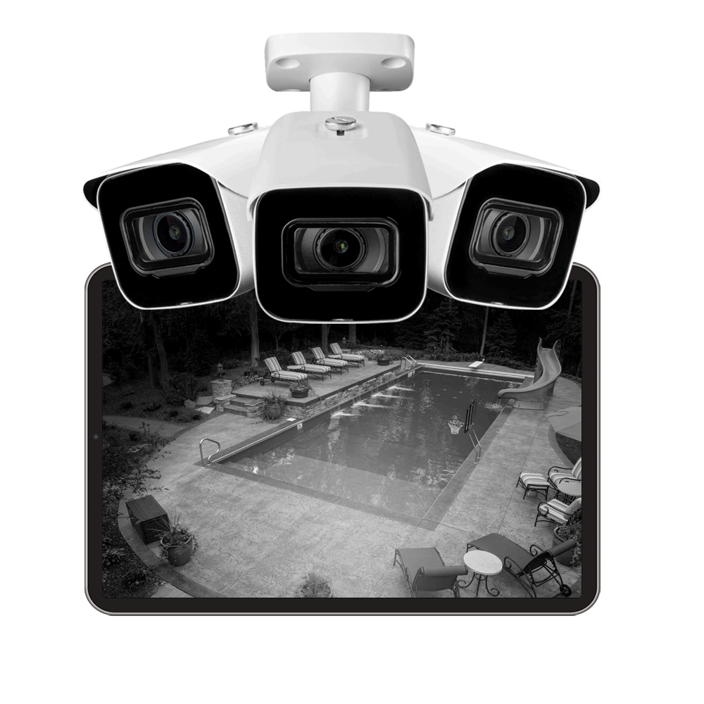 Night vision security cameras